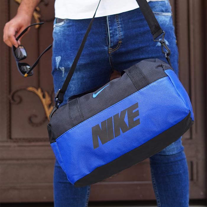 ساک ورزشی Nike مشکی آبی مدل Mahan